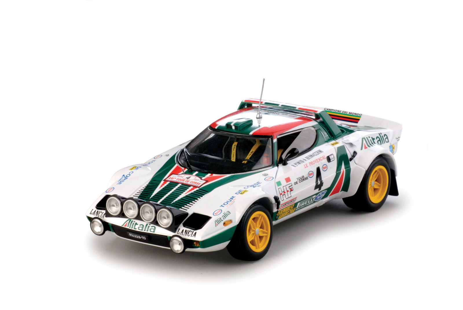 Sunstar 1/18 4528 Lancia Stratos HF Rally #14 Rally Sanremo 78 Vudafieri 