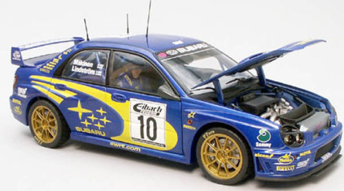 1/18 OTTO 2002 Subaru Impreza WRC (Blue) Rallye Monte Carlo