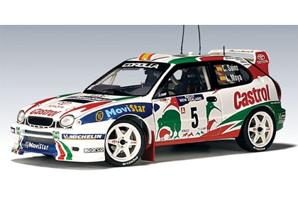 L.Moya Al 1/43 ° C.Sainz Toyota Corolla WRC #5 Rally Installa Carlo 1998 