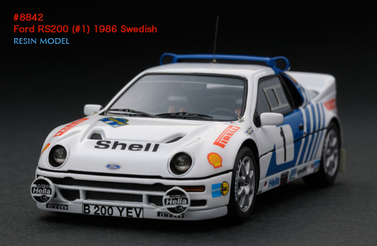 Ford RS200 - International Swedish Rally 1986 - Blomqvist