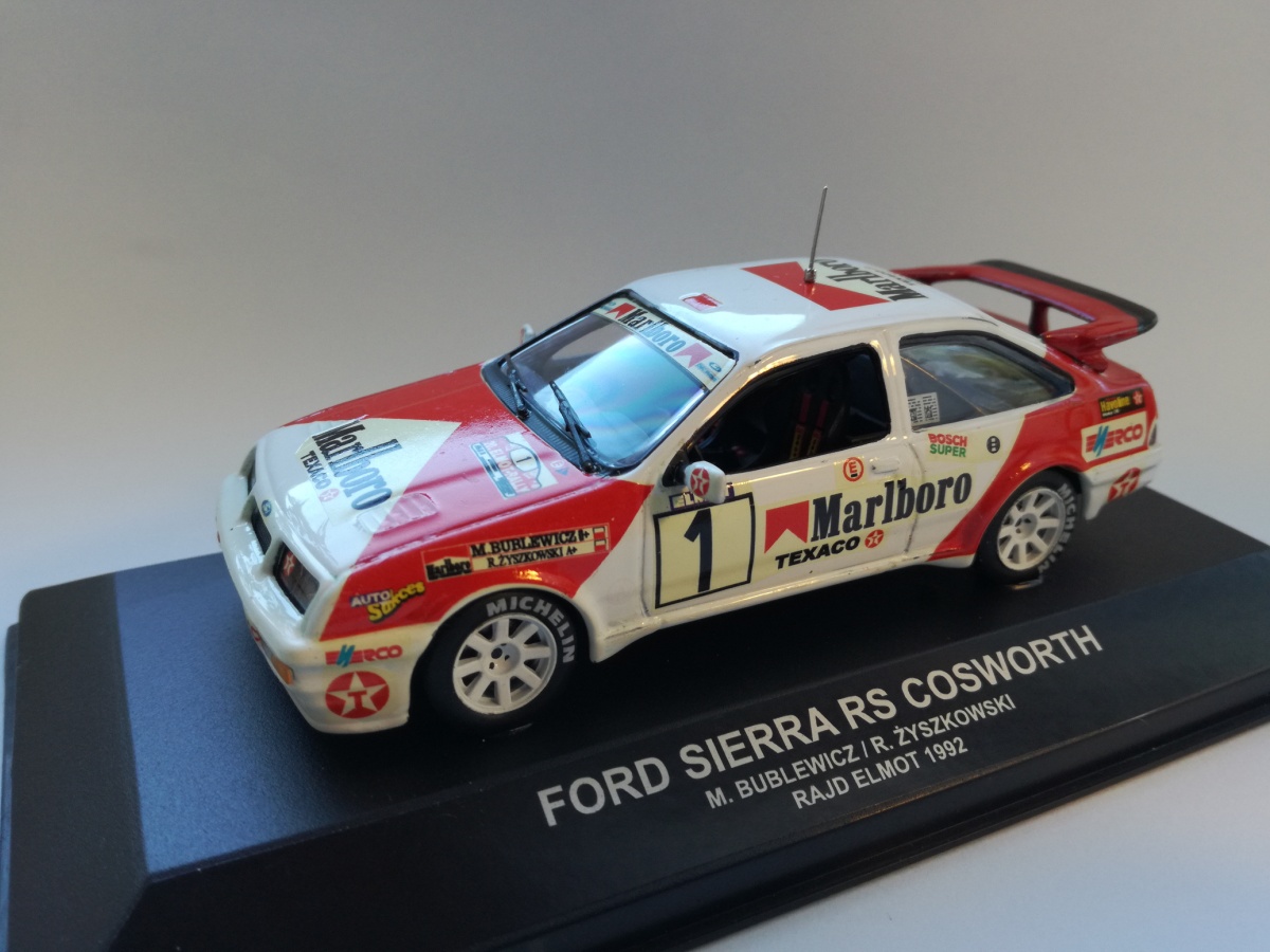 ALONSO RALLY ASTURIAS 1989 1/43 PITES FORD SIERRA COSWORTH #10 D Trofeu TROFEU 
