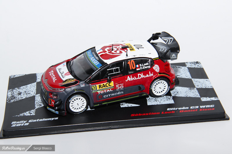 M09-W07 WRC公認 1/24 Citroen C3 WRC Loeb-Elena RallyRACC Catalunya-Costa Daurada 2018 シトロエン ラリー・カタルーニャ Citroen c3 wrc loeb-elena Rally racc catalunya-costa daurada