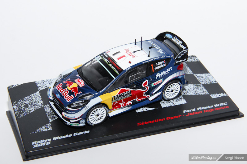  Voiture 1/43 Ford Fiesta WRC Rallye Monte-Carlo 2018 Ogier Ingrassia  (BR28)