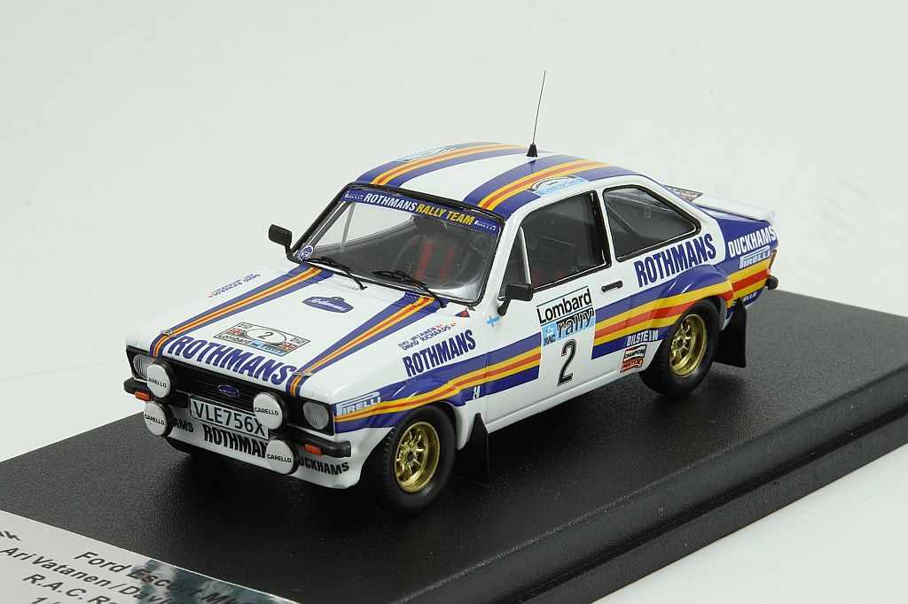 Ford Escort RS 1800 Mk II Rothmans Rallye Portugal 1981 Ari Vatanen 1:43 Trofeu