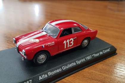 Alfa Romeo Giulietta - Tour de Corse 1960 - Rolland - Augias