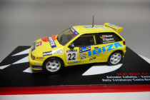 altaya seat ibiza kit car chus puras monte carlo rally 1986. 1/43 car model 