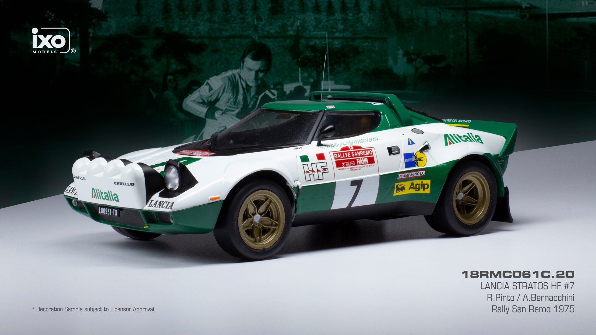 Lancia Stratos HF - Rallye Sanremo 1975 - Pinto