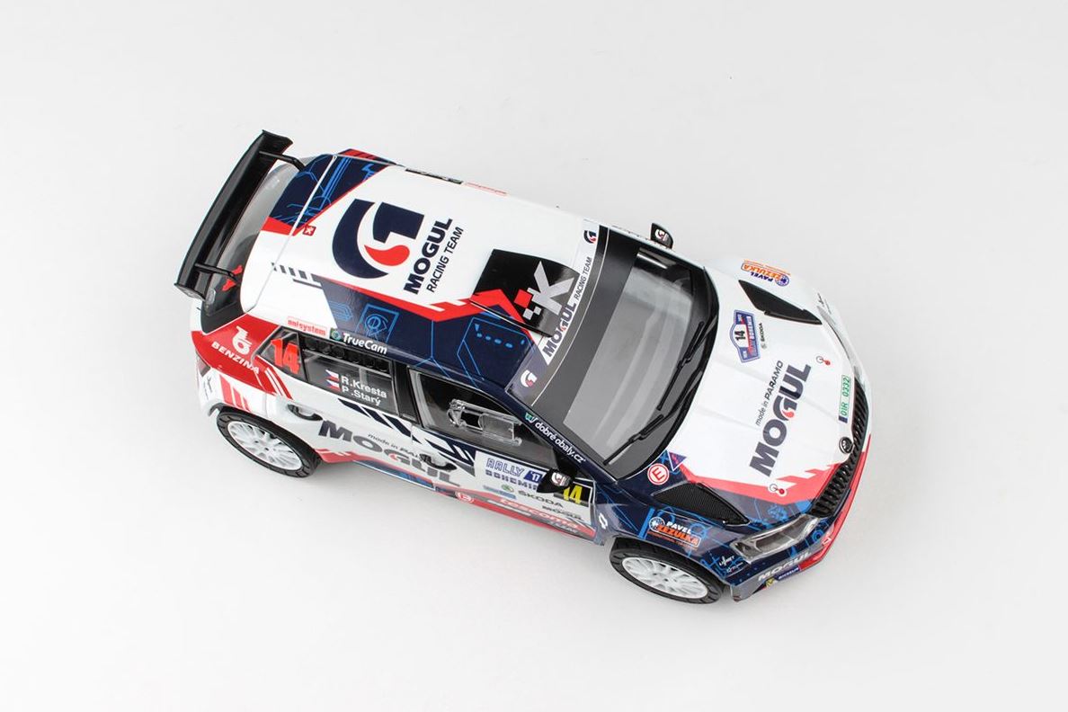 Skoda Fabia R5 Mogul Rallye Bohemia 2017 Roman Kresta 1:18 ABREX NEU 