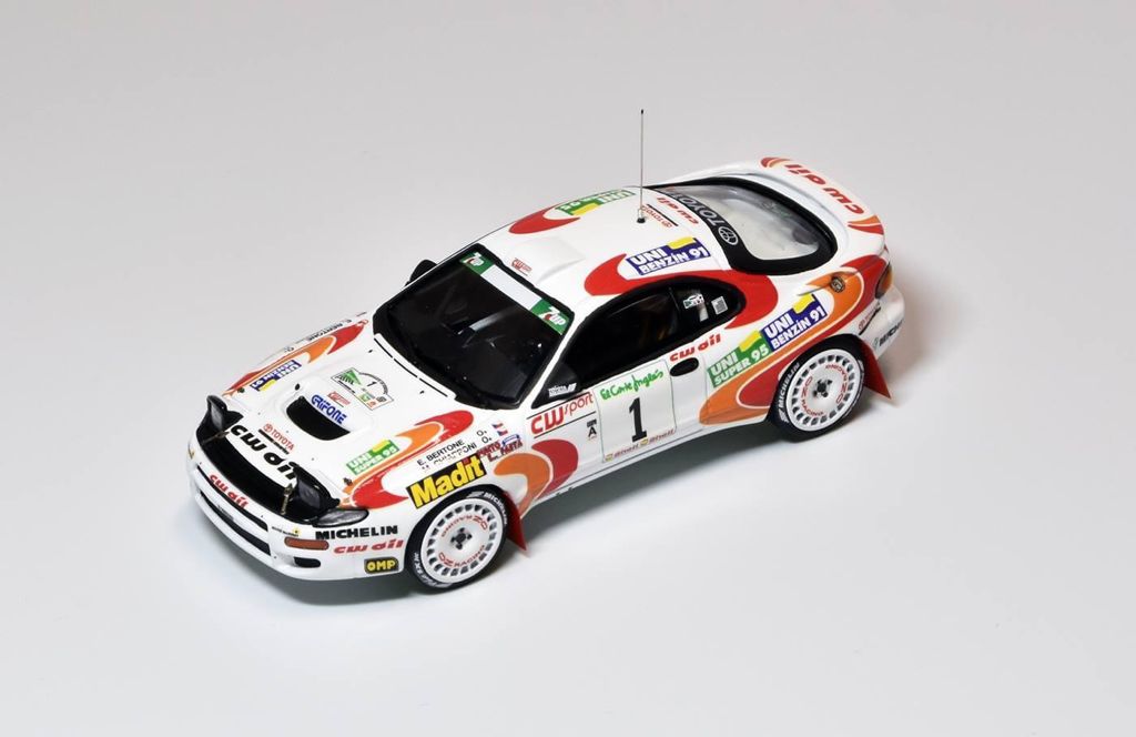 HPI TOYOTA CELICA TURBO 4WD #2 1992 MONTE CARLO 8003 1/43 | eBay