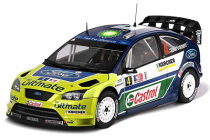 M09-W06 WRC公認 1/24 Ford Focus RS WRC '09 Hirvonen-Lehtinen