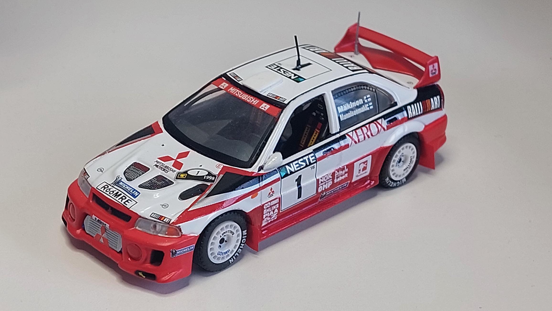Mitsubishi Lancer Evo V - Neste Rally Finland 1998 - Mäkinen