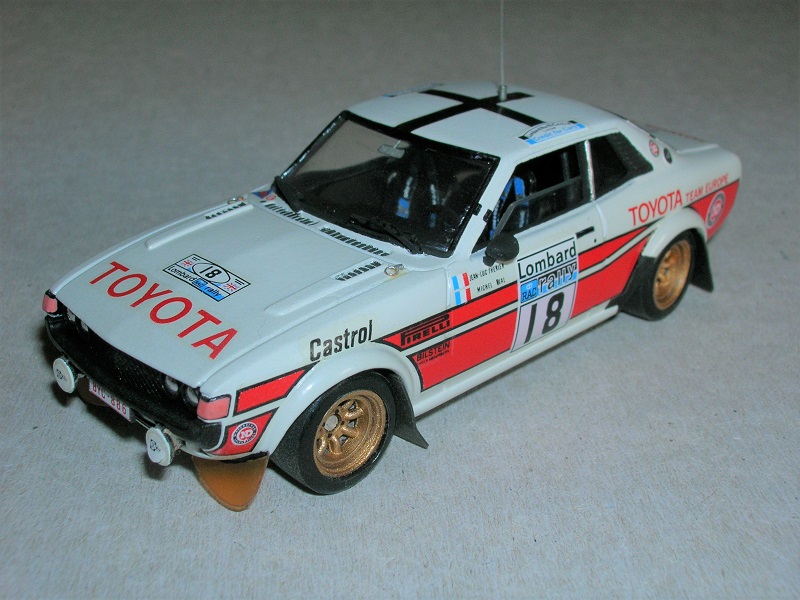 ミニカー　1/43 TOYOTA Celica 2000 GT #18 Lombard RAC Rally 1977 J-L. Therier - M. Vial [S7724] Toyota Celica 2000 Gt No.8 2nd Lombard Rac Rally 1977 (H