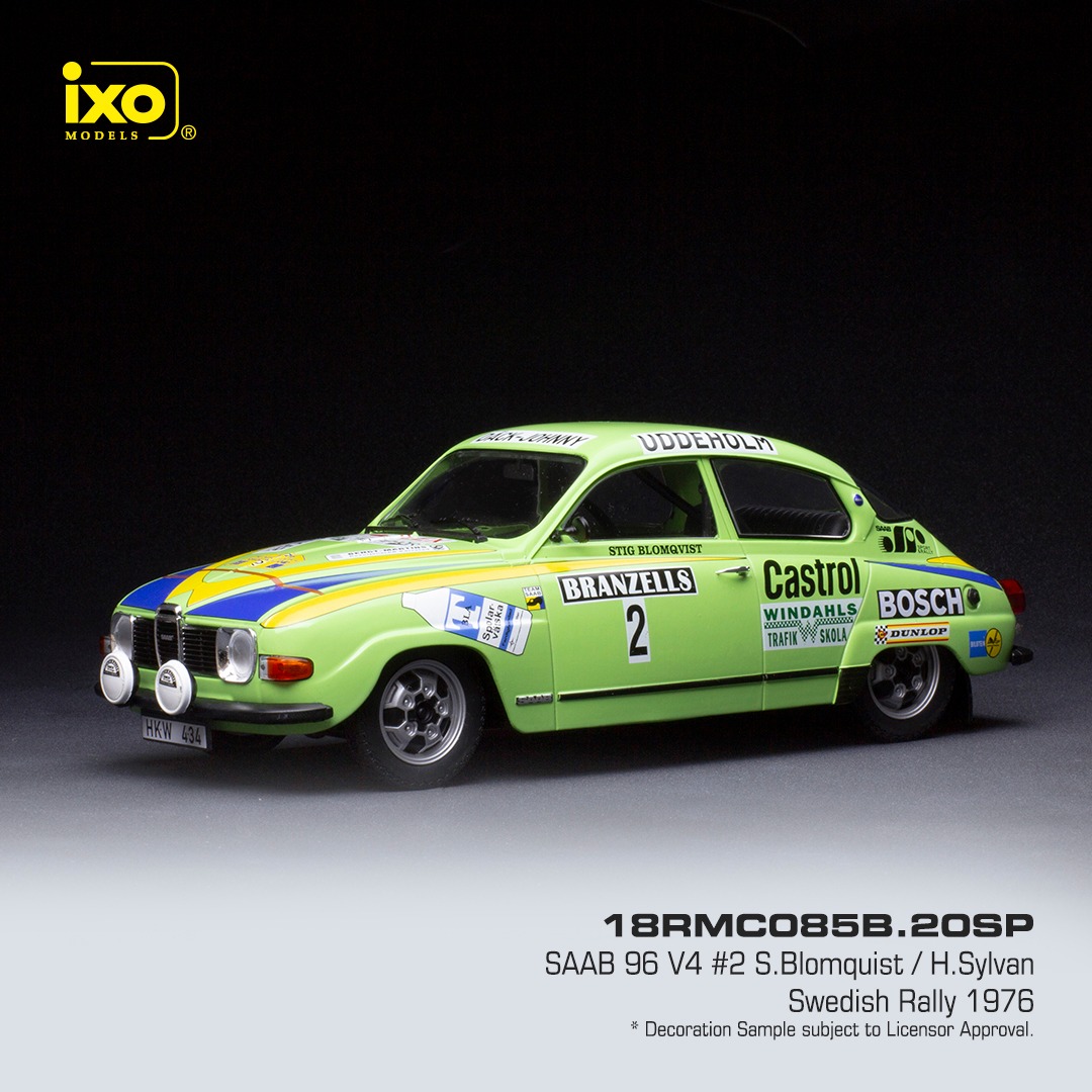 Saab 96 V4 - International Swedish Rally 1976 - Blomqvist