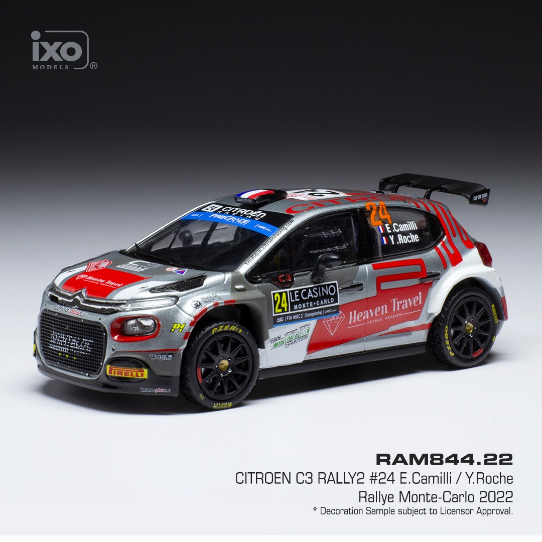 1/43 CITROEN C3 Rally2 N°9 Rallye Condroz 2021