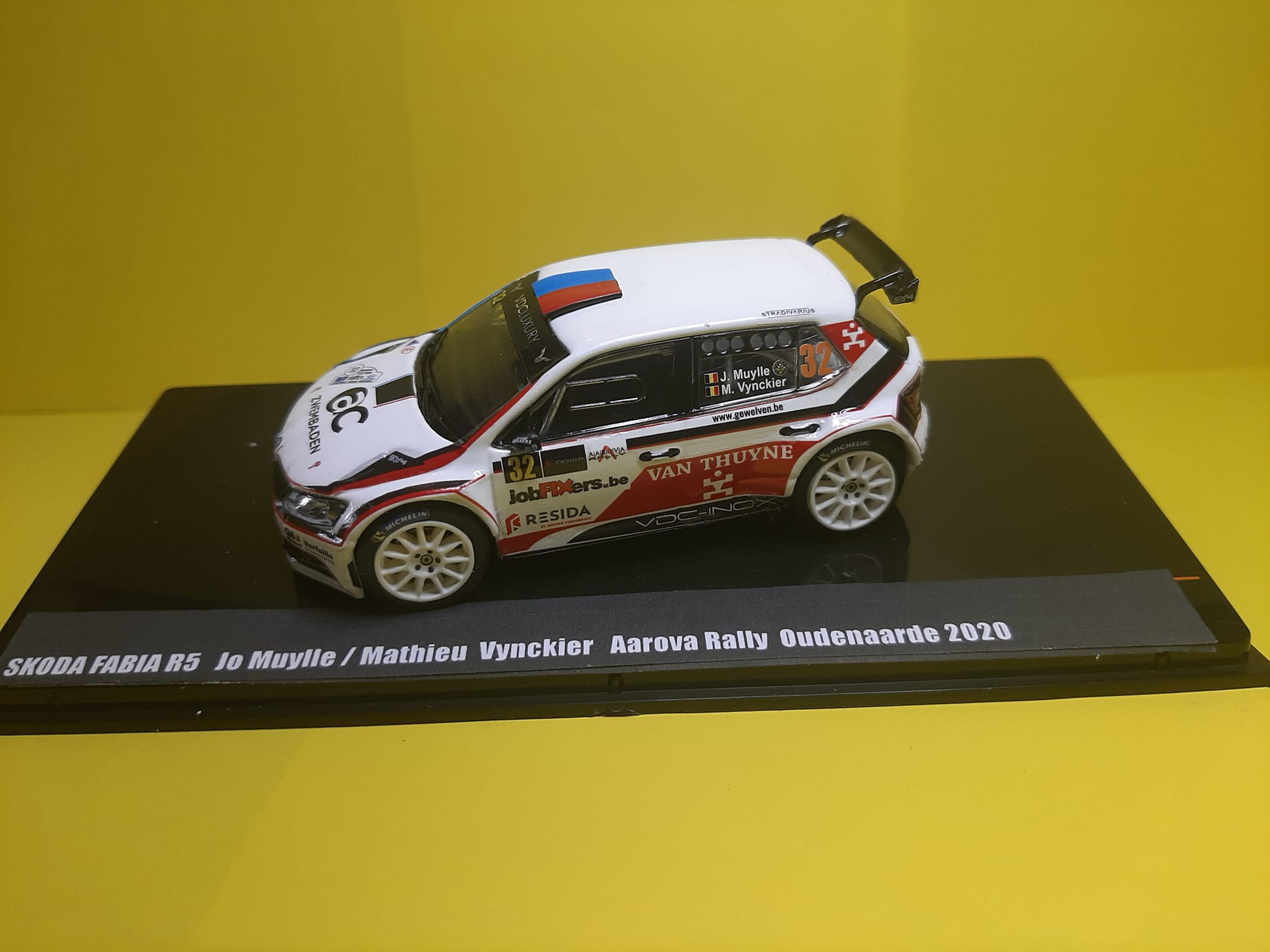 Škoda Fabia R5 Aarova Rally Oudenaarde 2020 Muylle Vynckier 