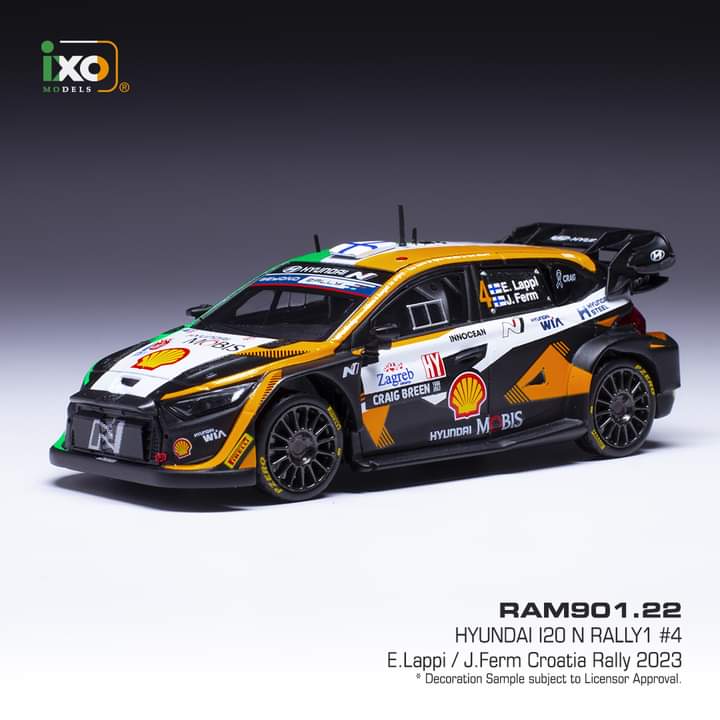 RAM859 HYUNDAI I20 R5 #11 T.KRISTENSSON - A.JOHANSSON RALLY