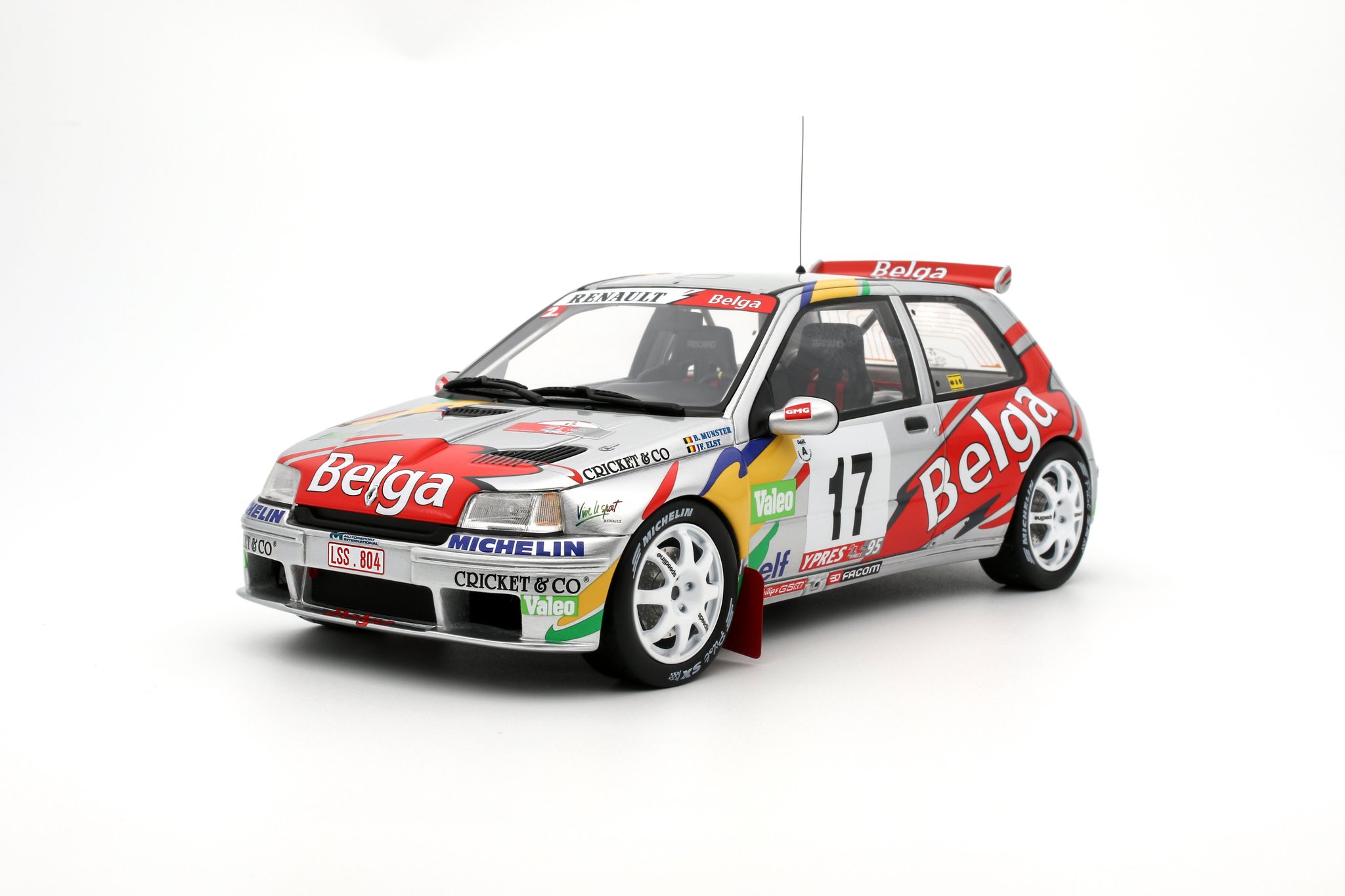 WRC　Eagle　 Renault Clio Maxi Dac 1995 OttOmobile 1:12 Renault Clio Maxi TDC 1995 • DiecastSociety.com
