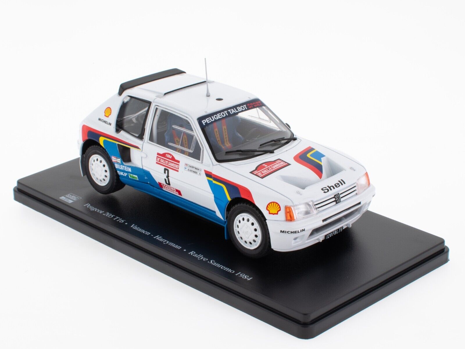 1/24 プジョー205 T16 #3 サンレモラリー1984優勝 A.バタネン Peugeot 205 Turbo 16 - Rallye Sanremo 1984 - Vatanen