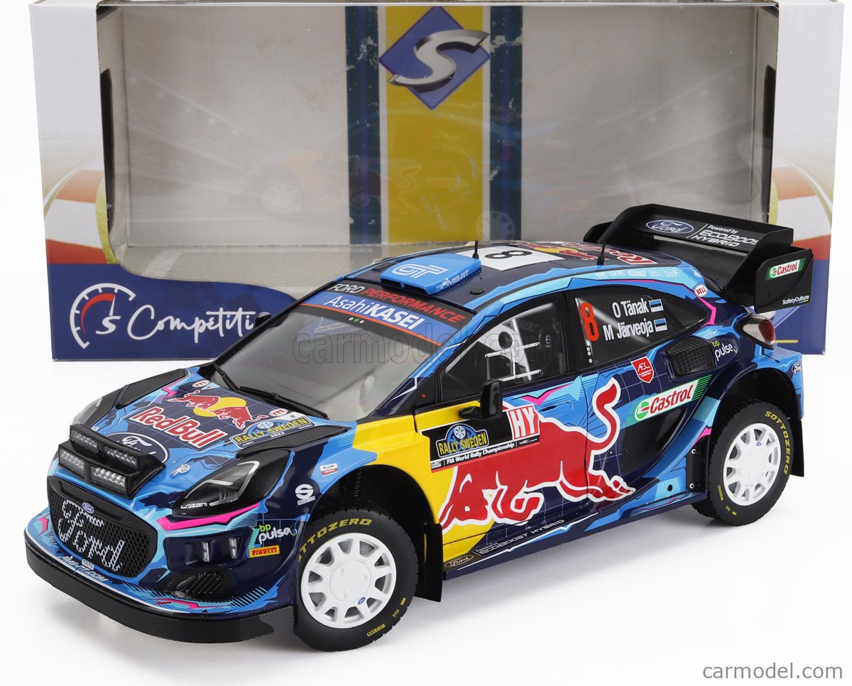 Ixo 1:18 Ford Puma Rally1 Hybrid #8 3rd Rallye Central