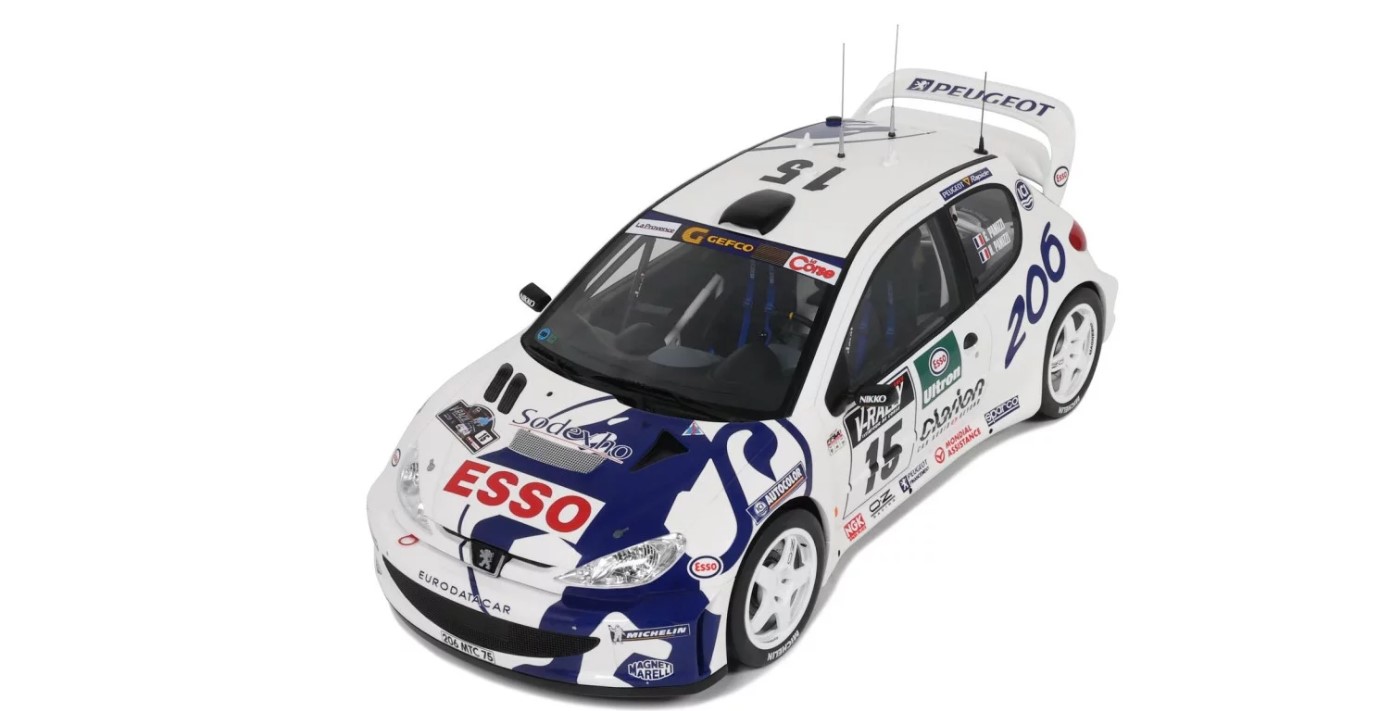 Peugeot 206 WRC - Tour de Corse - Rallye de France 1999