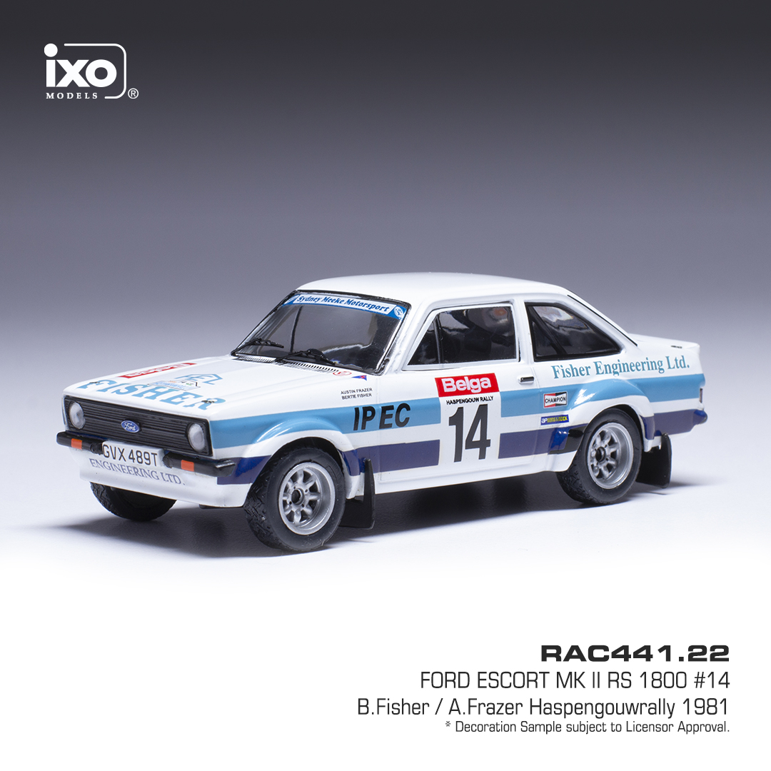 1:18 SunStar Ford Escort RS1800 Safari Rally 1977 #14 Team
