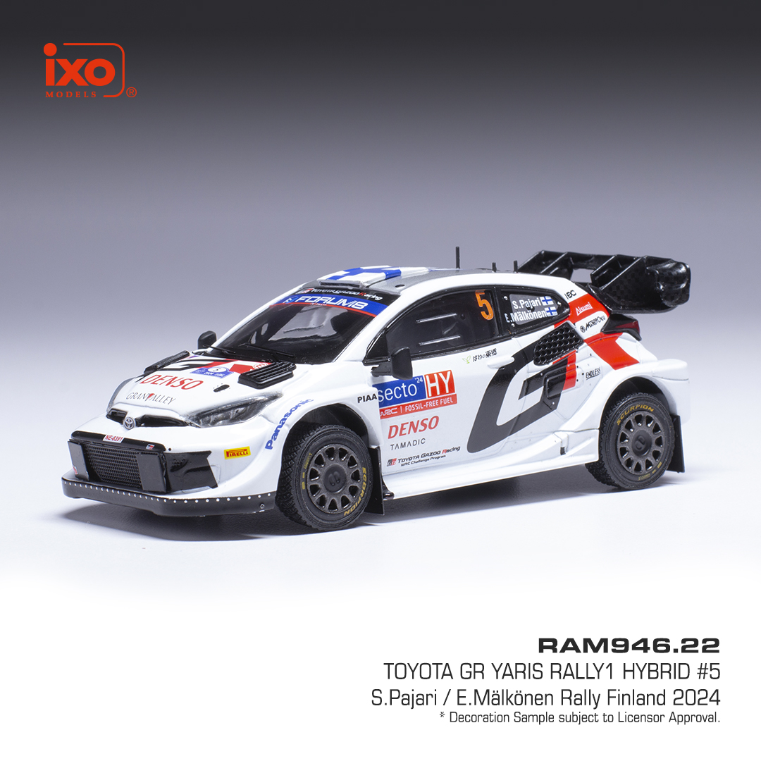 ixo 1/18 GRヤリス 2024 ラリーフィンランド #69 1/18 トヨタ GR ヤリス ラリー1 ハイブリッド 2024年 ラリー