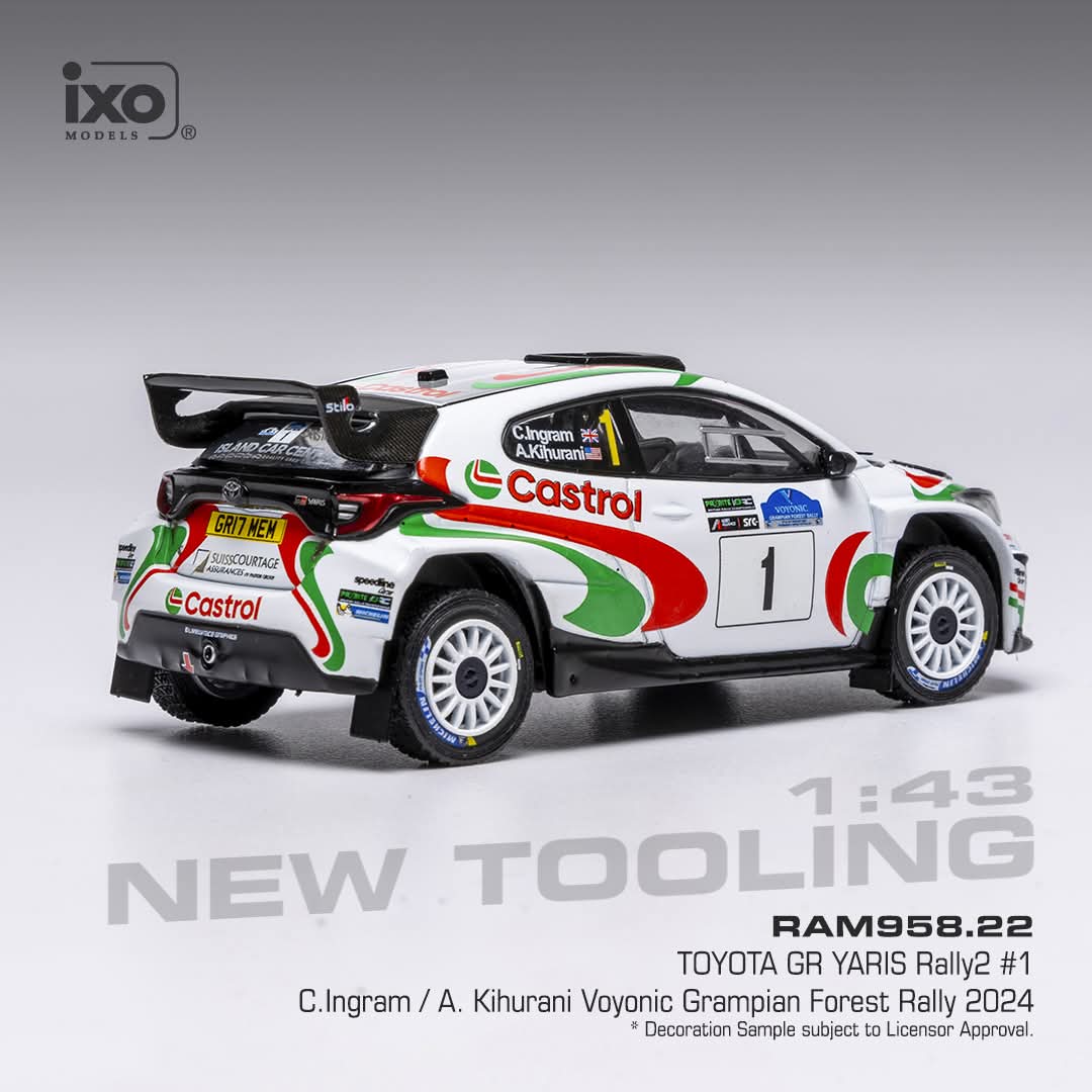 1/43 トヨタ GR ヤリス ラリー2 Rally2 チャンピオン2024 1/43 トヨタ GR ヤリス ラリー2 Rally2 チャンピオン2024 - メルカリ