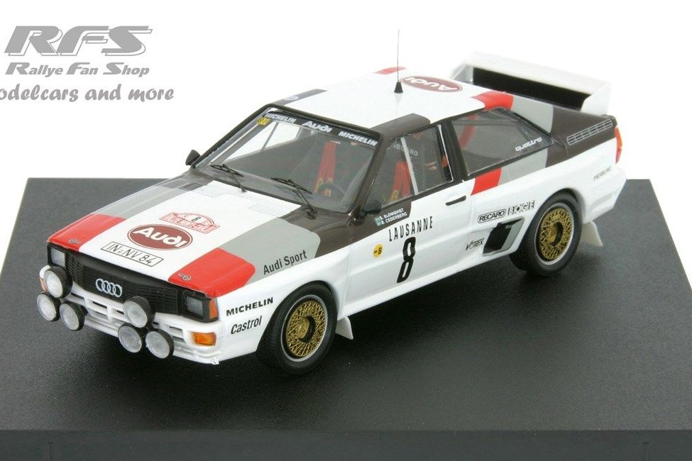 AUDI QUATTRO #1 MOUTON SAFARI RALLY 1983 TROFEU 1611 1:43