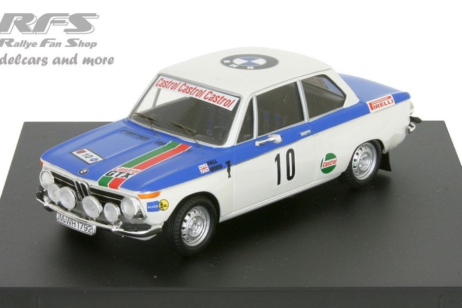 Bmw 2002 ti-warmbold//davenport-tap rally Portugal 1972-1:43 Trofeu 1702