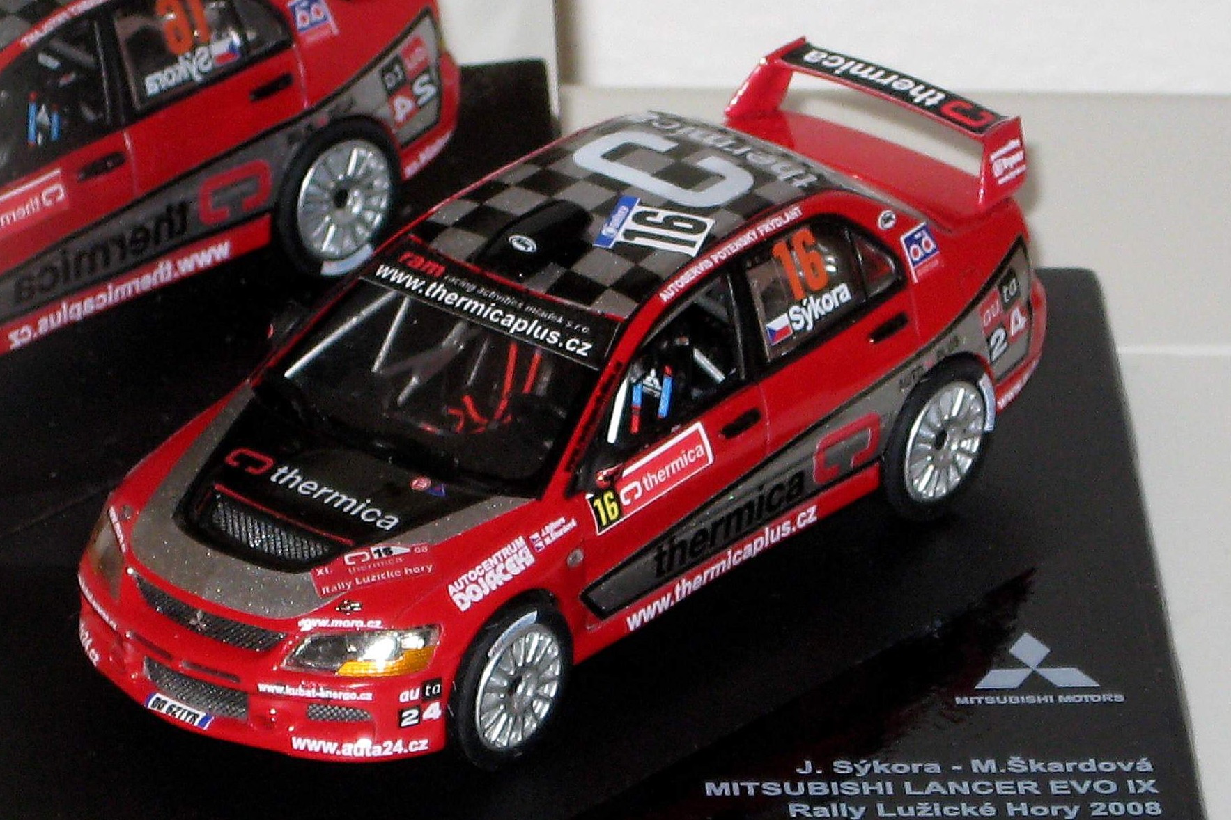 Mitsubishi Lancer Evo Ix Thermica Rally Luzicke Hory 08 Sykora Slehoferova Skardova