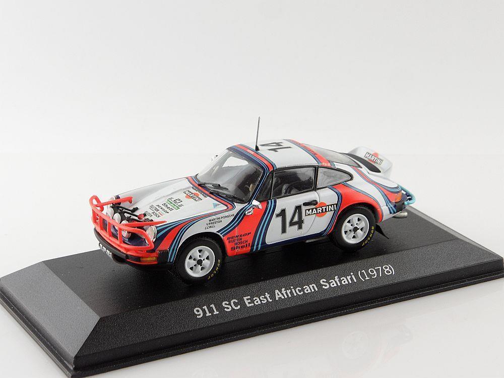 1/43 Altaya 1978 Porsche 911 SC 3.0 #14 2nd Safari Rally