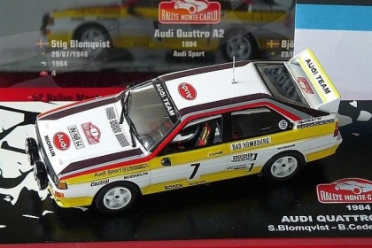 Die cast 1/43 Modellino Auto Audi Quattro A2 Rally Monte Carlo 1984 S Blomqvist 