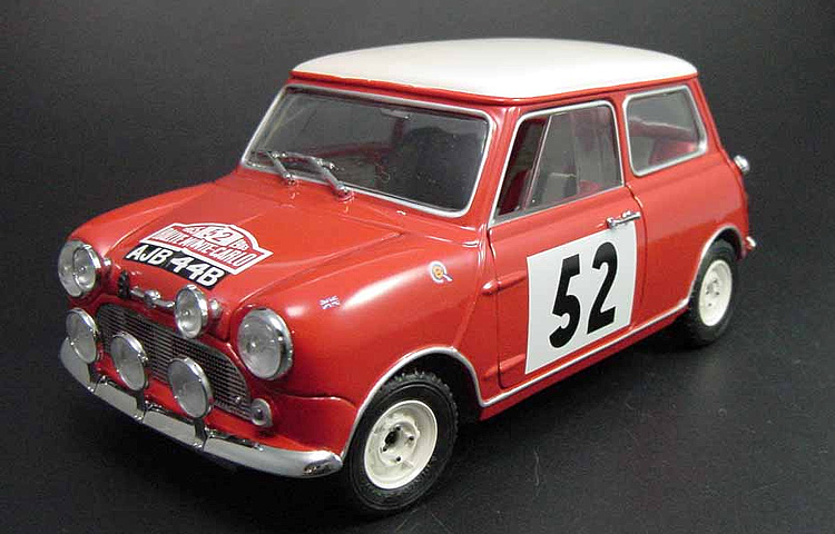 Spark Model Mini Cooper S #52 Winner Rallye Monte C 1 43