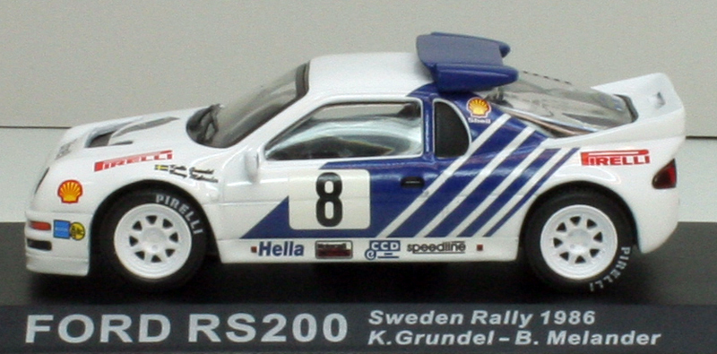 送料無料/即納】 PMA 1/43 Ford RS 200 - おもちゃ