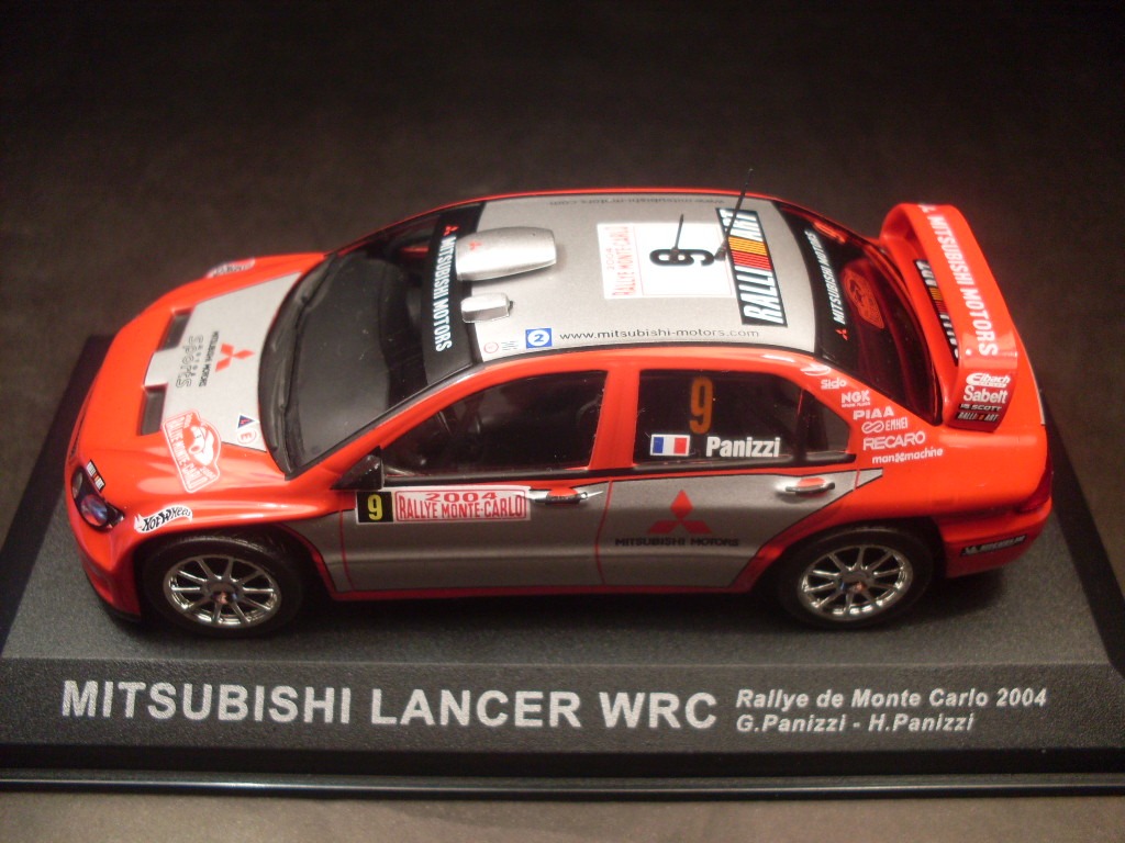 IXO ALTAYA 1//43 MITSUBISHI LANCER WRC RALLYE MONTECARLO 2004 G.PANIZZI H.PANIZZI