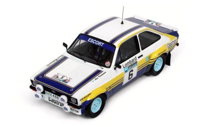 Ford Escort RS 1800 Mk II Rothmans Rallye Portugal 1981 Ari Vatanen 1:43 Trofeu