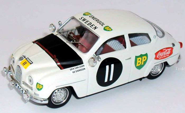 Saab 96 East African Safari Rallye 1964 Keith George Mayers 1:43 Trofeu RRse06