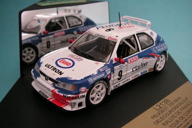 Minicar 1/43 PEUGEOT 306 MAXI DELECOUR/GRATALOUP RALLYE DE