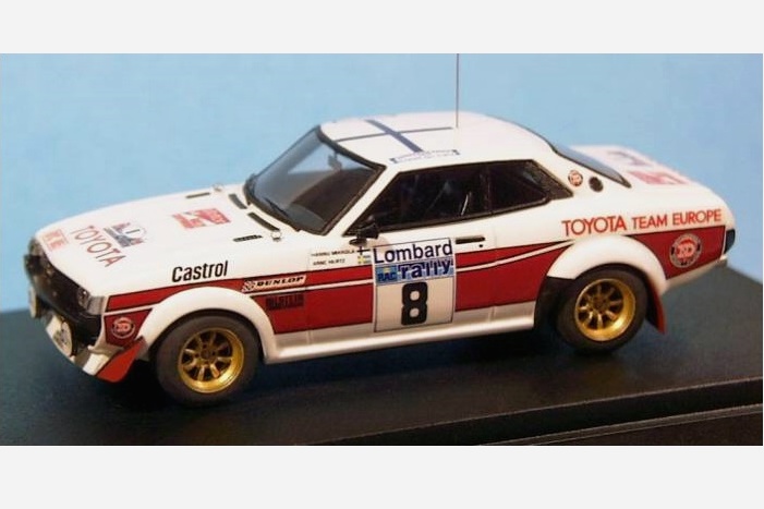 TOYOTA CELICA 2000 GT #8 2nd LOMBARD RAC RALLY 1977 H