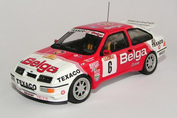 Ford Sierra RS Cosworth Rallye Ypres 1989  Droogmans 1:43 Minichamps 437898006 