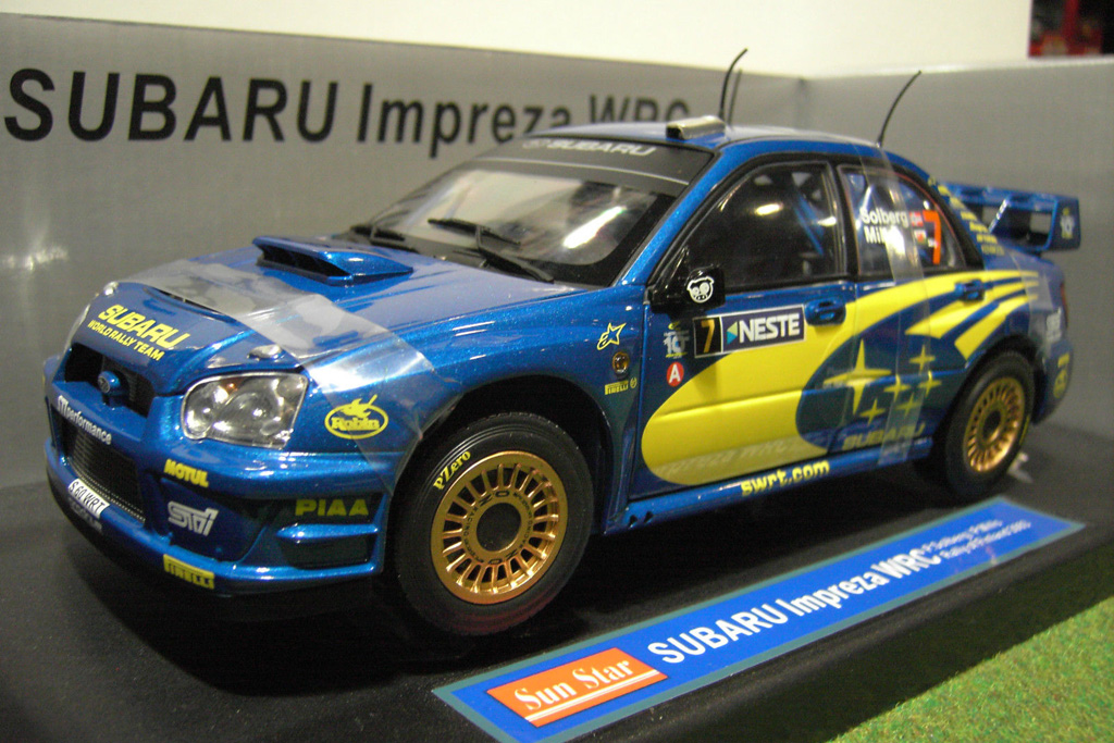 【WRCラリーカー】1/24 スバル インプレッサ S9 WRC (2003) Altaya 1:24 Subaru Impreza S9 WRC #7 Winner Rallye GB Wales