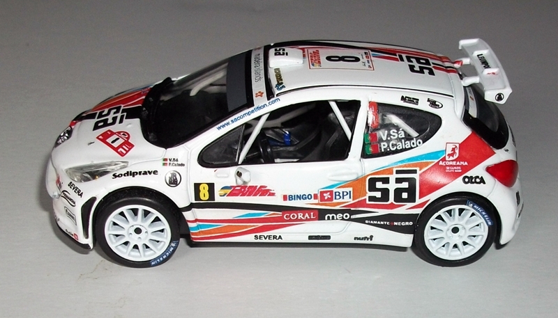 PEUGEOT 207 S2000 RALLY ASTURIAS 2007 OJEDA MONTE CARLO 2008 LOIX IXO 1:43