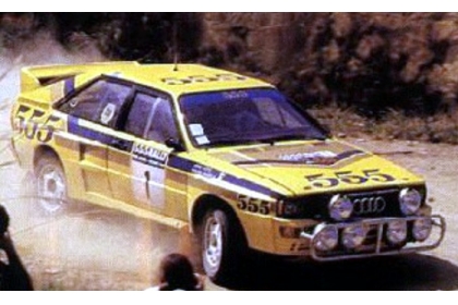 Audi Quattro A2 - Hong Kong Beijing Rally 1985 - Mikkola - Hertz 