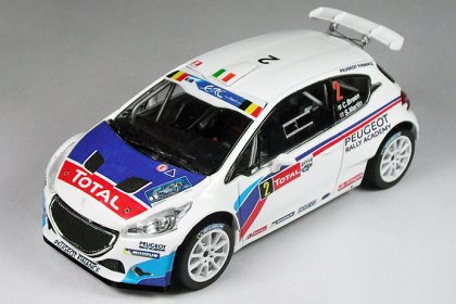 Peugeot 208 T16 Craig Breen- Scott Martin Rally Acropolis 2014 1//43