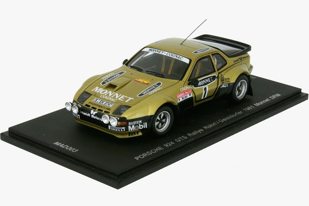スパーク 1/43 ポルシェ 924 カレラ GTS #1 ラリー アンティーブ