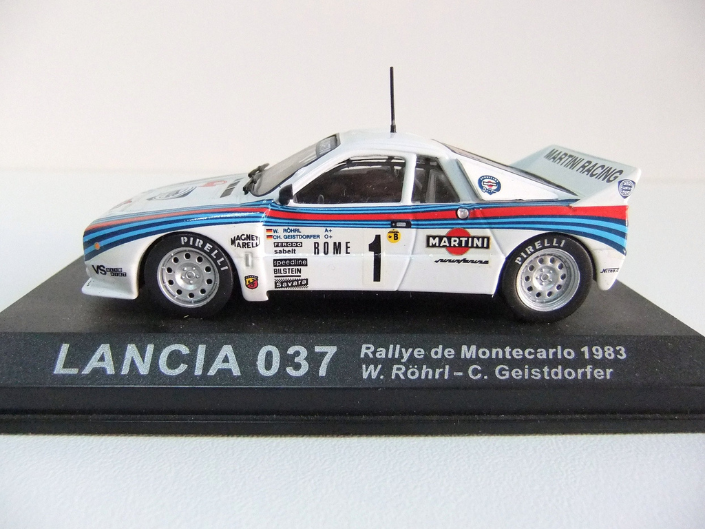 DECALS 1/43 REF 1512 LANCIA 037 RALLY BIASION RALLYE MONTE CARLO 1985 TOTIP WRC 