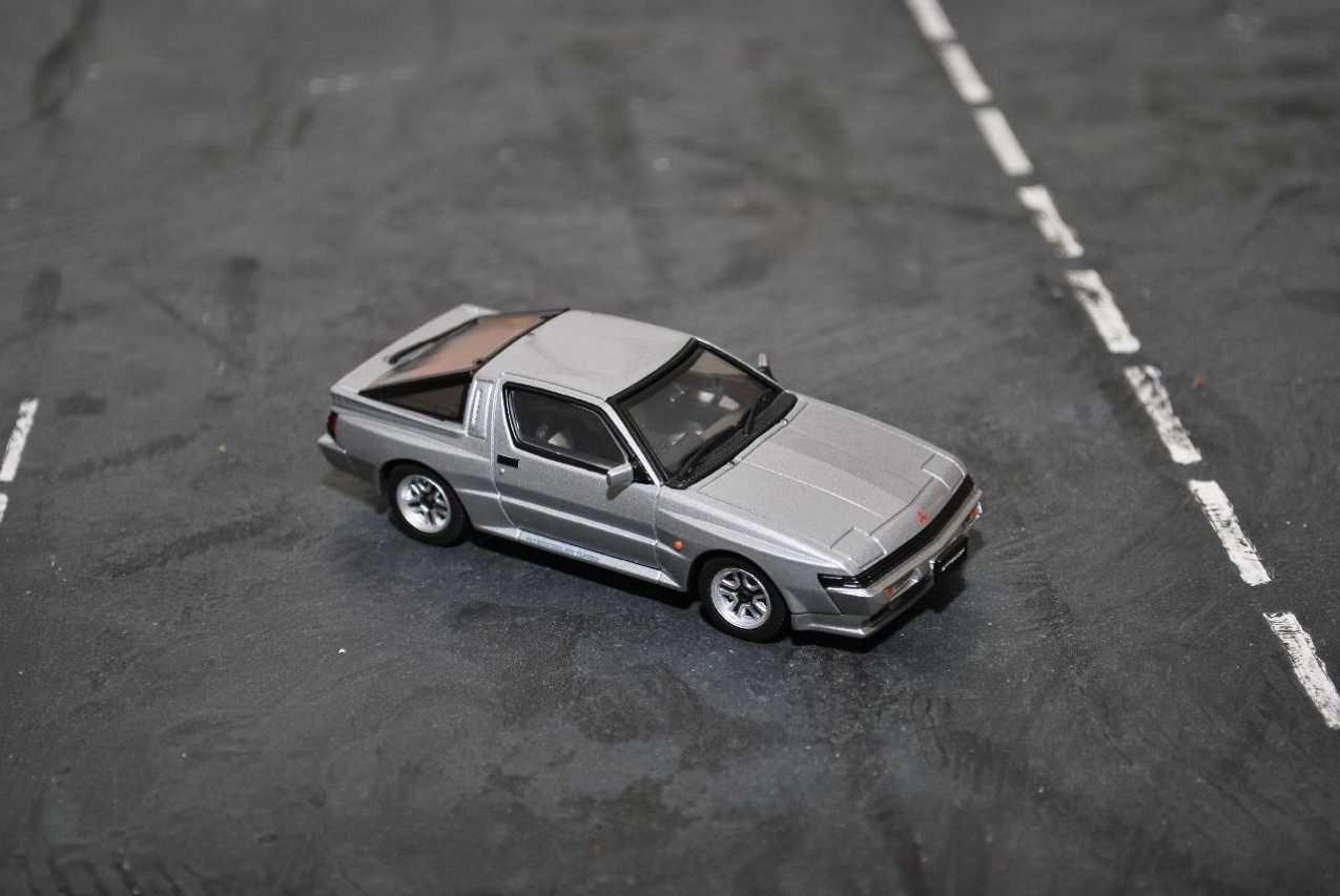 ミニカー Mitsubishi Starion GSR-VR 1/43 DISM Dism 1:43 Mitsubishi Starion 2600 GSR-VR Year 1988 black