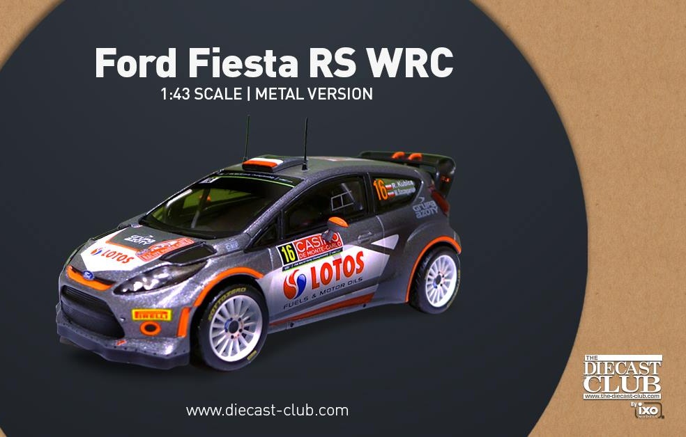 Ford Fiesta RS WRC Rallye Monte Carlo 2015 Kubica 1:43 IXO Direkt Voiture 1506