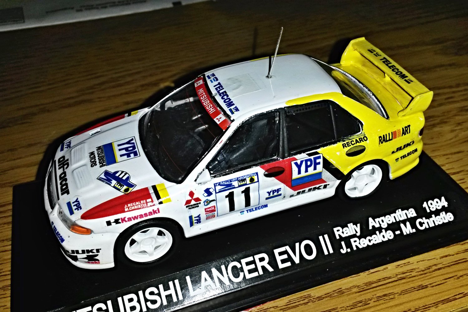 HPI racing 1:43 Mitsubishi Lancer Evo II 8545 Die Cast Model