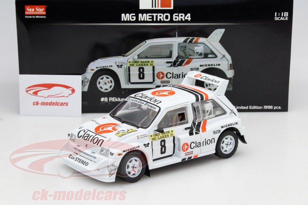 Sun Star Models 1:18 MG Metro 6R4 #15 M. Wilson, N. Harris